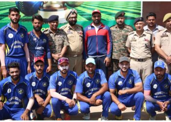 SSP B’pora Inaugurates Police Martyrs’ Memorial Cricket Tournament