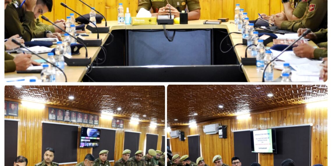 SSP Budgam Chairs introductory meeting with Field Police Officers