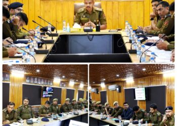 SSP Budgam Chairs introductory meeting with Field Police Officers
