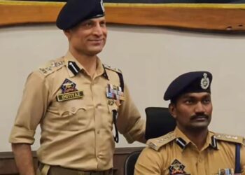 G.V. Sundeep Chakravarthy-IPS Assumes Charge As SSP Srinagar
