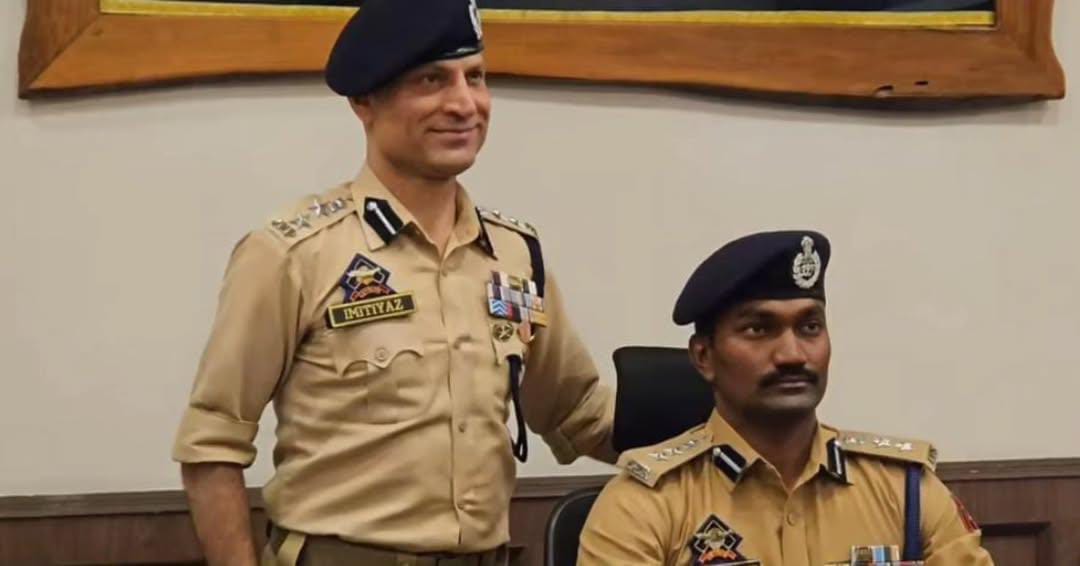 G.V. Sundeep Chakravarthy-IPS Assumes Charge As SSP Srinagar