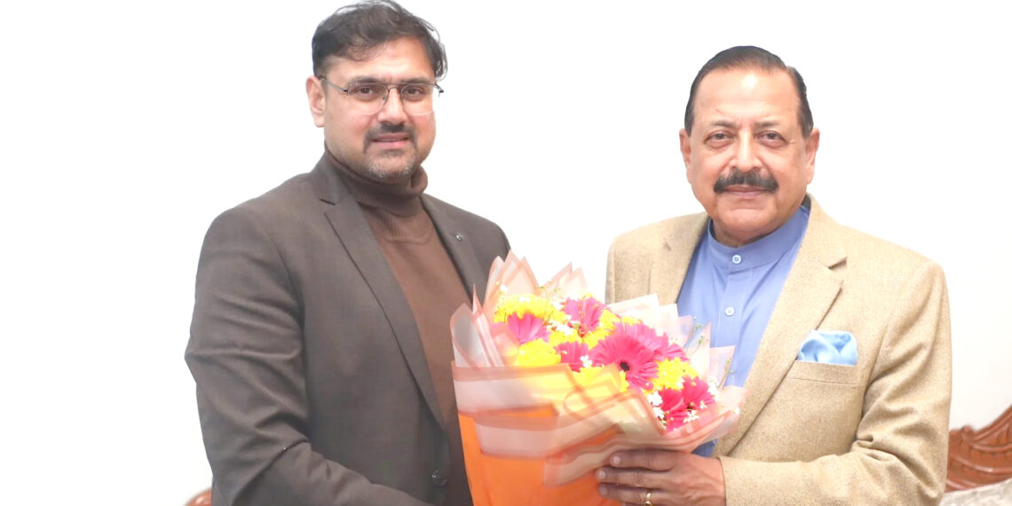 Satish Sharma meets Union Minister Dr. Jitendra Singh
