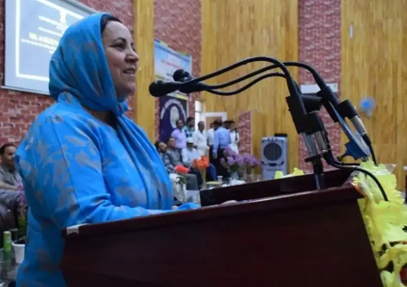 Sakeena Itoo felicitates