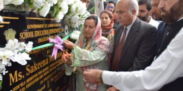 Sakeena Itoo inaugurates multiple development projects at Pampore