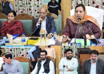 Sakeena Itoo reviews developmental profile of Kupwara distt