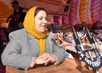 Sakeena Itoo visits Panchari Udhampur, felicitates winners of 6th ISKOI India Karate Championship–2025