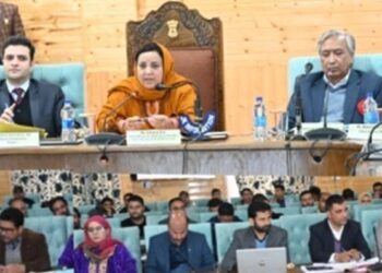 Sakeena Masood visits Kulgam, reviews district’s development landscape