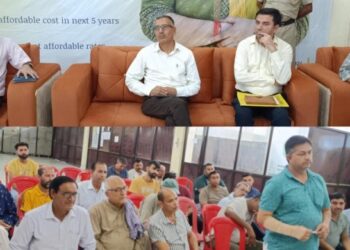 Compensation disbursement Camp for Acquired Land held at Vijaypur