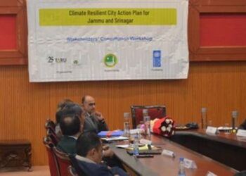 Sanjeev Verma chairs workshop regarding preparation of Climate Resilient City Action Plan