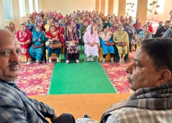 Women-led development is the driving force of Viksit Bharat: Sat Sharma  Sat Sharma, Dr. Manyal address Atma Nirbhar Bharat Mahila Sammelan at Samba