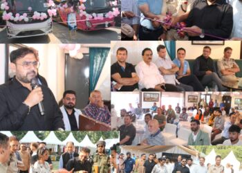 Satish Sharma launches Volvo fleet; bats for modern transport to boost J&K’s growth