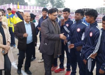Satish Sharma attends inaugurals of 42nd Junior National Tennikoit Championship   