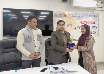 Satish Sharma exhorts youth to lead India’s journey towards Viksit Bharat @2047
