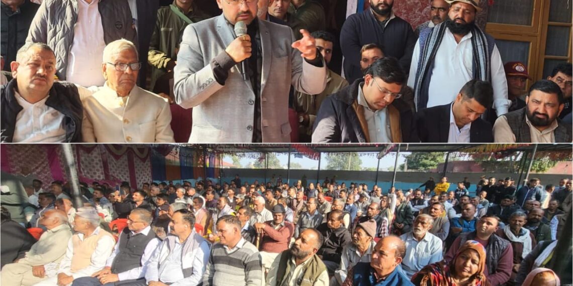 Satish Sharma holds public grievances redress camp at Khour