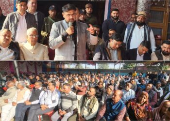 Satish Sharma holds public grievances redress camp at Khour