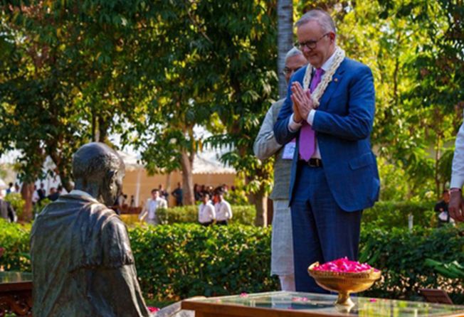 “Gandhian values continue to inspire world”, Says Visiting Australian PM Ablanese