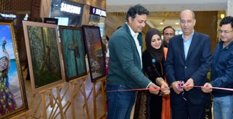 Second Lives Art Guild holds 2 day Art exhibition at City Mall, Lal Chowk