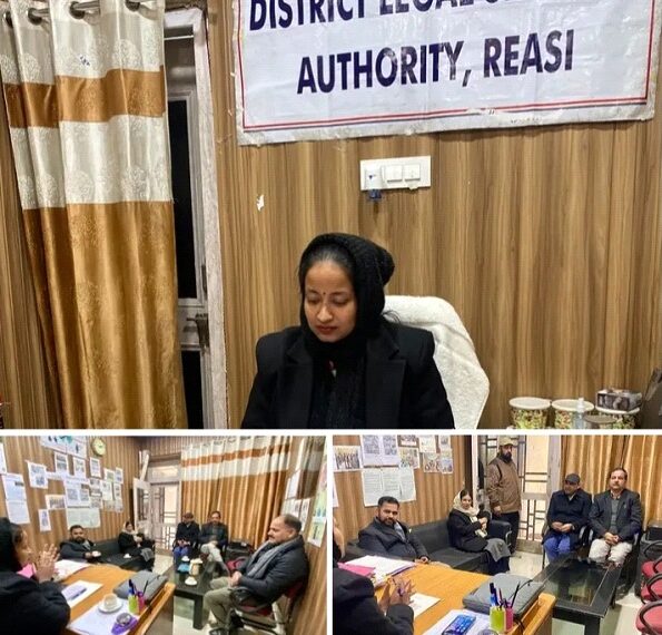 Secretary DLSA Reasi reviews working of Panel Lawyers