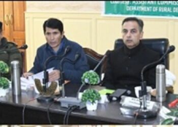 Nazim Zia chairs public outreach prog in G’bal, Distributes assistance of 1.12 Cr. among beneficiaries