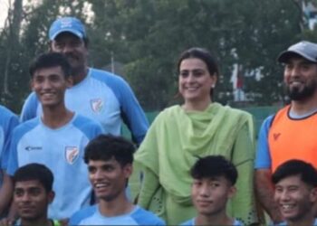 Secy, Sports Council visits U-17 National Football Team Camp at Srinagar