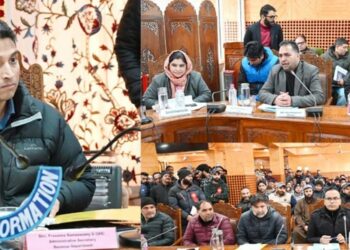 Secy Rev Stress on collaborative efforts for overall growth, dev during public Darbar at Shopian