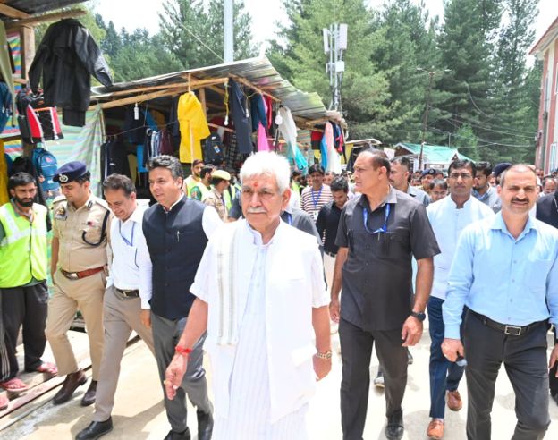 LG Sinha’s Hands-On Leadership Secures Amarnath Yatra