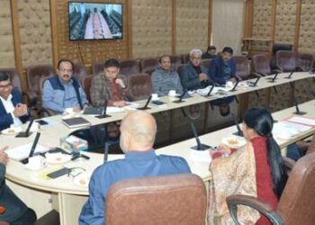 Pr. Secy H&UDD reviews progress on implementation of Deliverables of PM Gati-Shakti JK Master Plan