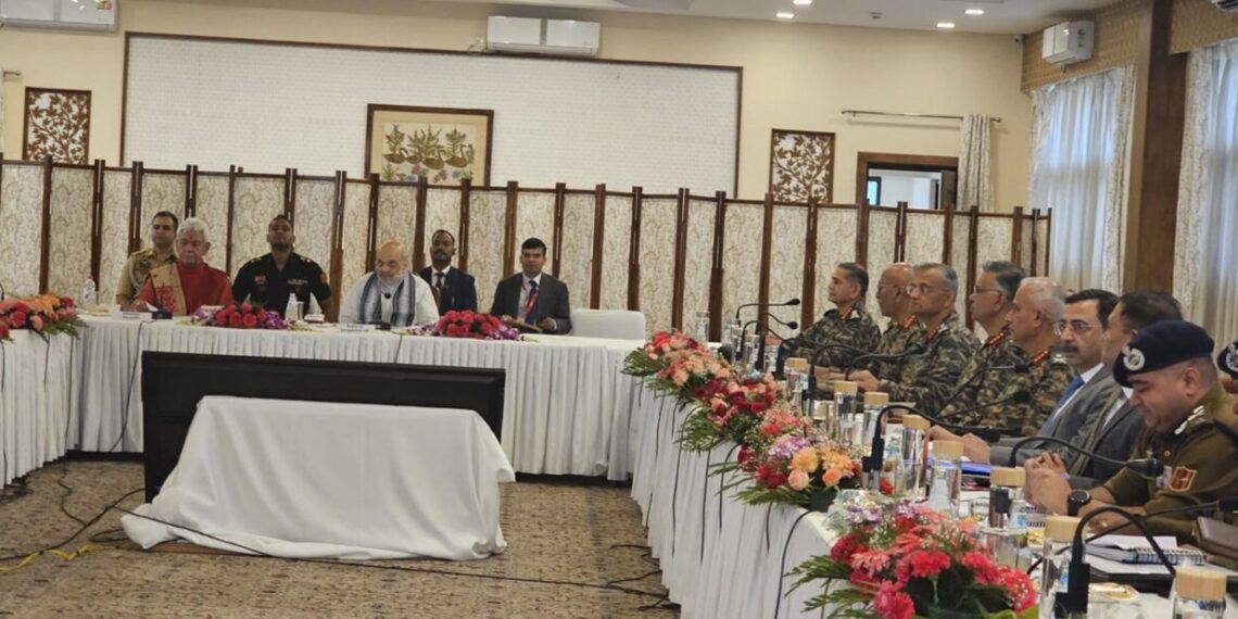 Intensify Anti Militancy Ops: HM Shah To Security Top Brass At Srinagar UHQ Meet
