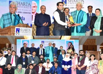 LG’s Benchmarks For J&K Education At Sharda—–Innovation, Integrity, Inclusion
