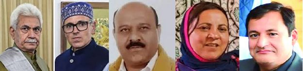 LG Sinha, CM Omar, Dy CM Surinder, Ministers greet people on Mahashivratri, Herath