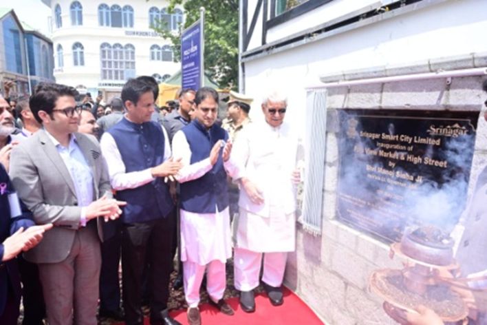 LG inaugurates 3 Smart City projects in Srinagar
