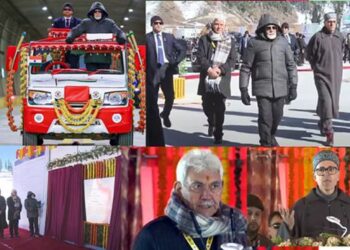 Sinha, Omar Build Bonds Through Unity In Actions At Sonamarg