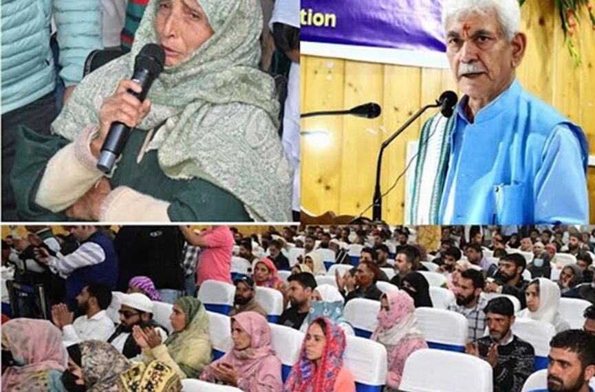 Healing Kashmir’s Silent Wounds Sinha Reaches Out To Terror Victim Families