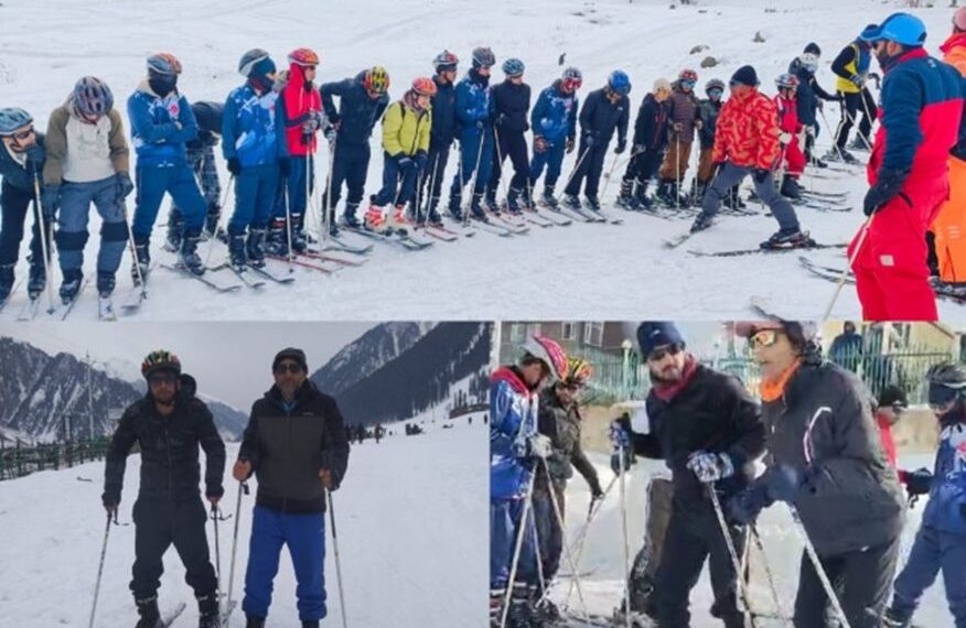 Winter Sports promotion: First-Ever Basic Skiing Course Underway at Sonamarg