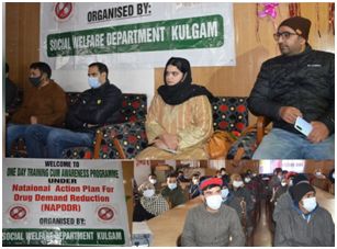 Social Welfare deptt Kulgam organises daylong training/ awareness prog under NAPDDR