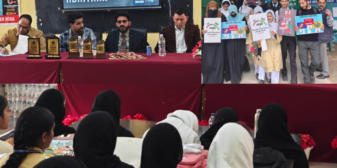 Social Welfare Department organises Rally, debate competition on Nasha Mukt Bharat Abhiyaan held at Doda