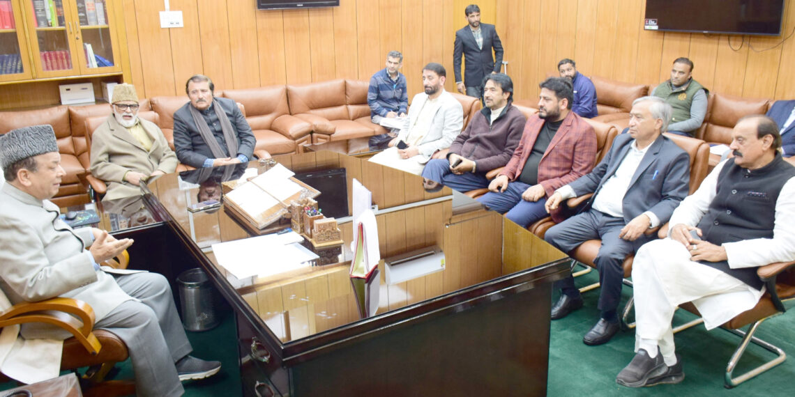 Speaker Assembly chairs All Party, Business Advisory Committee meeting at Jammu