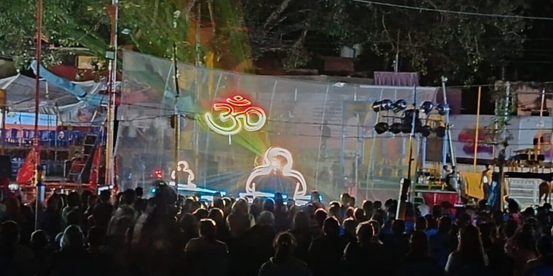 Spectacular Laser Show Enthralls Basohli during Shardiya Navratri Festival