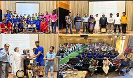Valedictory function of Inter-College Volleyball , Table Tennis Tournaments held at GCoE, MA Road