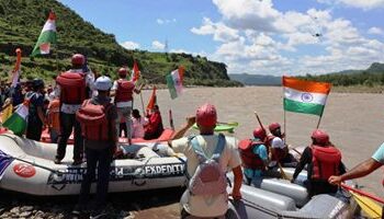 Tourism Deptt (J) organisesTiranga Bicycle Rally, Rafting in Reasi