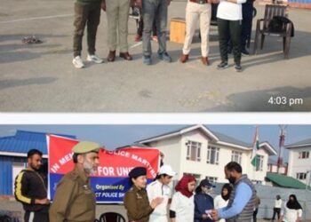 Rashtriya Ekta Diwas: Police organised ‘Run for Unity’ across Kashmir Divn