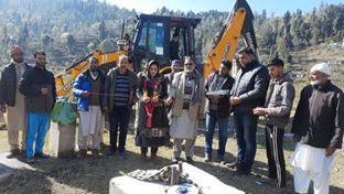 Chairperson DDC Ramban kick-starts construction of sports infra at Gool