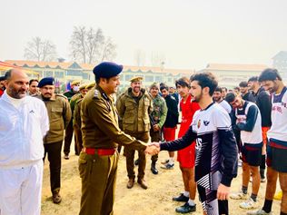CO IRP 11th inaugurates Police Martyrs Memorial Volleyball tournament at DPL Ang