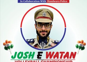 Volleyball Vhampionship ‘Josh-e-Watan’ to commence In memory of Martyr DySP Humayun Muzammil Bhat from today in Handwara