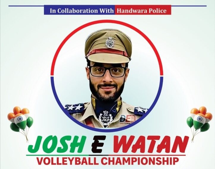 Volleyball Vhampionship ‘Josh-e-Watan’ to commence In memory of Martyr DySP Humayun Muzammil Bhat from today in Handwara