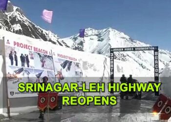 DG BRO throws open Srinagar-Leh highway after 2 months