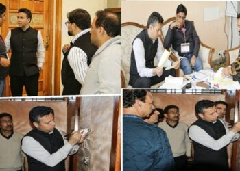 Post Polling: RO Srinagar PC seals EVMs at Strong Rooms in presence of Gen Observer, Political Party Representatives at SKICC- CENTAUR
