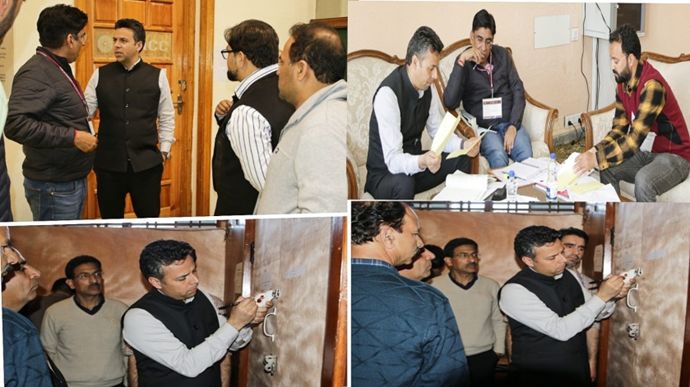 Post Polling: RO Srinagar PC seals EVMs at Strong Rooms in presence of Gen Observer, Political Party Representatives at SKICC- CENTAUR