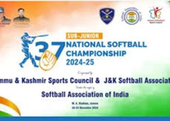 37th Sub Junior National Softball Championship: J&K begins campaign in style; seals berth in quarter finals