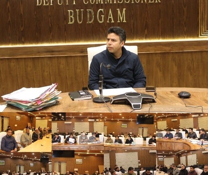 DC B’gam reviews developmental works across Municipal Committees of district